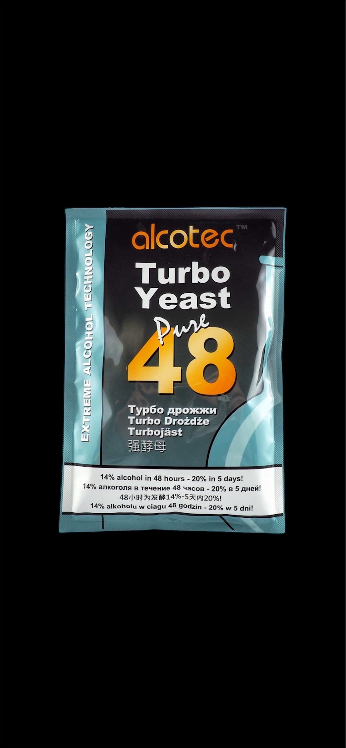 Box of 40 Alcotec Turbo Yeast 48 Pure