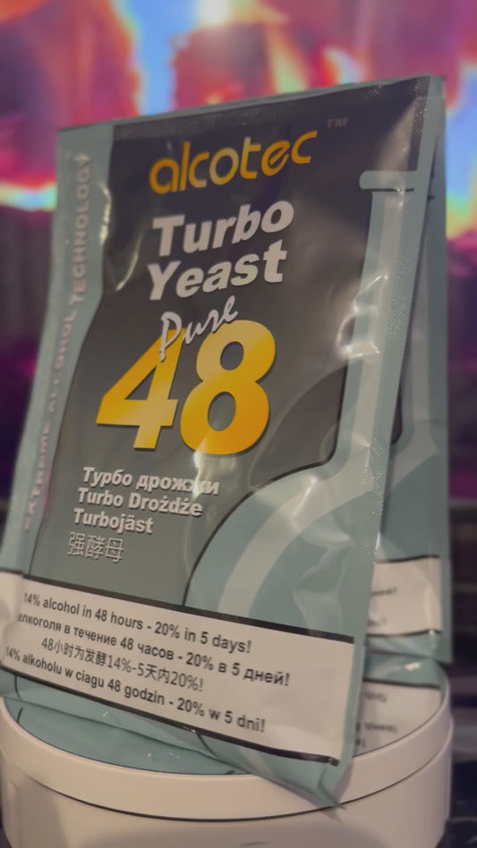 Box of 40 Alcotec Turbo Yeast 48 Pure